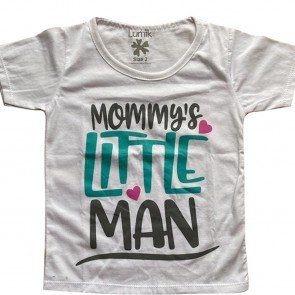 lumik-Lumik White Mommy's Little Man Tee Special Store-