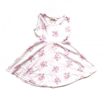 lumik-Pink Flowery Play Dress-