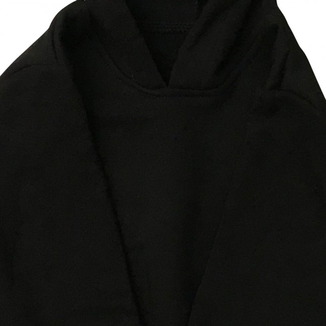 Baju Anak Lumik Black Plain Sweater Hoodie Polos Lumik Baby Shop