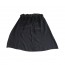 lumik-Lumik Black Plain Button Skirt-