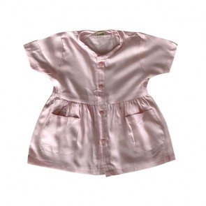 lumik-Short Pink Button Dress-