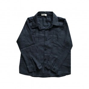 lumik-Lumik Black Plain Longsleeve Shirt-