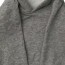 lumik-Lumik Light Grey Plain Sweater Hoodie-