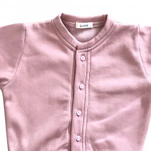 lumik-Lumik Baby Pink Plain Cardigan-