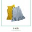 lumik-Lumik Yellow-Blue Plain Top Ruffle-