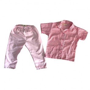 lumik-Pajamas Pink Stripes-
