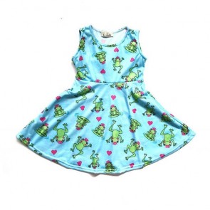 lumik-Green Froggy Play Dress-
