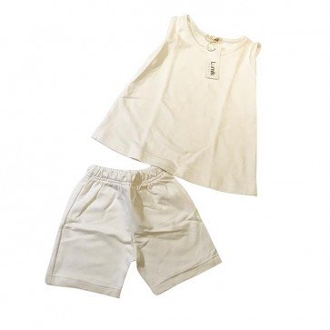 lumik-White Baju Set-