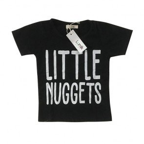 lumik-Little Nuggets Black Tee Special Store-
