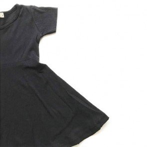 lumik-Black Simply Dress-