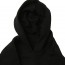 lumik-Lumik Black Plain Sweater Hoodie-